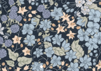 Foulard pointe 109 x 15 cm en Liberty de coton doublé