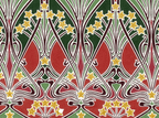 Foulard pointe 109 x 15 cm en Liberty de coton doublé
