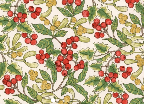 Foulard pointe 109 x 15 cm en Liberty de coton doublé
