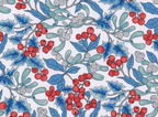 Foulard pointe 109 x 15 cm en Liberty de coton doublé
