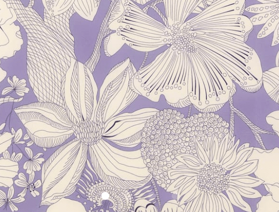 Foulard pointe 109 x 15 cm en Liberty de coton doublé