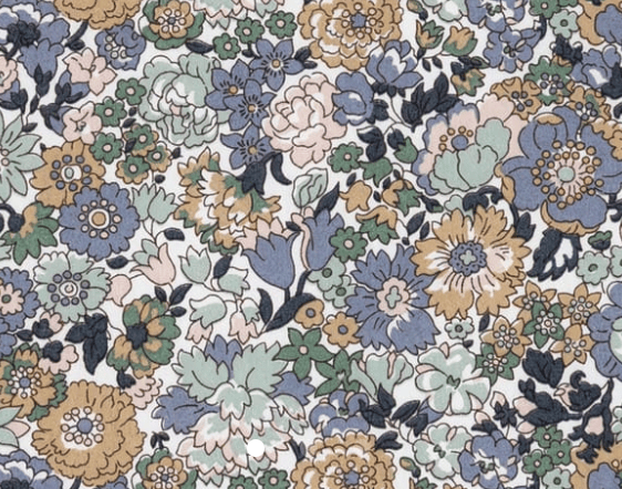 Foulard pointe 109 x 15 cm en Liberty de coton doublé