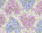 Foulard pointe 109 x 15 cm en Liberty de coton doublé