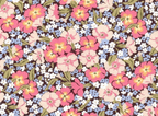 Foulard pointe 109 x 15 cm en Liberty de coton doublé