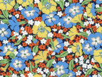 Foulard pointe 109 x 15 cm en Liberty de coton doublé