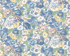 Foulard pointe 109 x 15 cm en Liberty de coton doublé