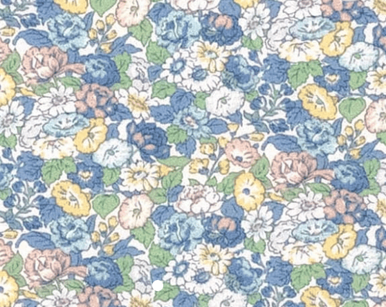 Foulard pointe 109 x 15 cm en Liberty de coton doublé