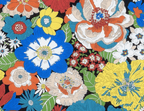 Foulard pointe 109 x 15 cm en Liberty de coton doublé