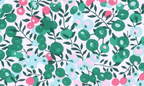 Foulard pointe 109 x 15 cm en Liberty de coton doublé