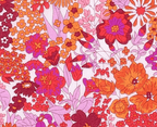 Foulard pointe 109 x 15 cm en Liberty de coton doublé