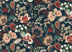 Foulard pointe 109 x 15 cm en Liberty de coton doublé
