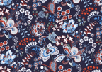 Foulard pointe 109 x 15 cm en Liberty de coton doublé