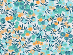Foulard pointe 109 x 15 cm en Liberty de coton doublé
