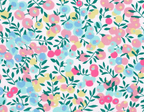 Foulard pointe 109 x 15 cm en Liberty de coton doublé