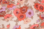 Foulard pointe 109 x 15 cm en Liberty de coton doublé
