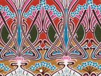 Foulard pointe 109 x 15 cm en Liberty de coton doublé