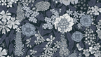 Foulard pointe 109 x 15 cm en Liberty de coton doublé