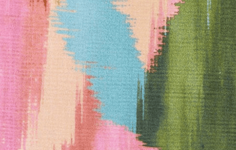 Foulard pointe 109 x 15 cm en Liberty de coton doublé
