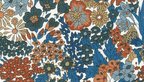 Foulard pointe 109 x 15 cm en Liberty de coton doublé