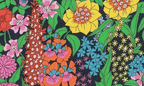 Foulard pointe 109 x 15 cm en Liberty de coton doublé