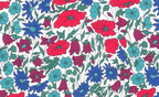 Foulard pointe 109 x 15 cm en Liberty de coton doublé