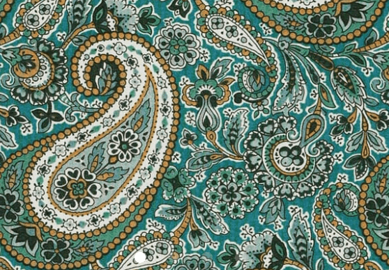 Foulard pointe 109 x 15 cm en Liberty de coton doublé