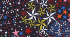 Foulard pointe 109 x 15 cm en Liberty de coton doublé
