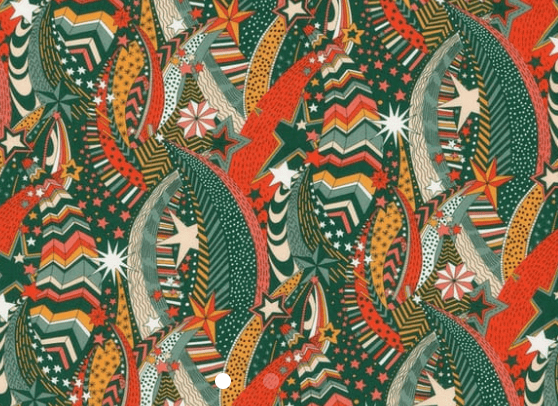 Foulard pointe 109 x 15 cm en Liberty de coton doublé