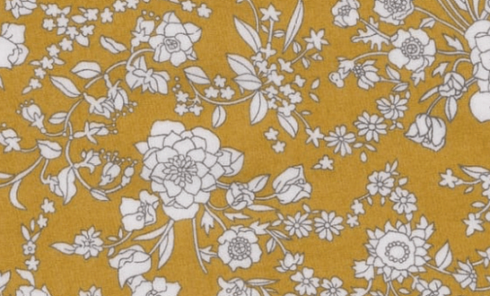 Foulard pointe 109 x 15 cm en Liberty de coton doublé