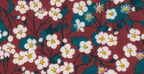 Foulard pointe 109 x 15 cm en Liberty de coton doublé
