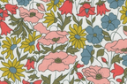 Foulard pointe 109 x 15 cm en Liberty de coton doublé
