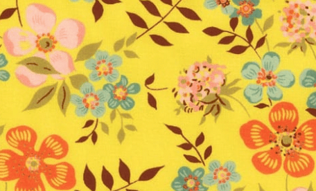 Foulard pointe 109 x 15 cm en Liberty de coton doublé
