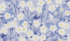 Foulard pointe 109 x 15 cm en Liberty de coton doublé