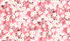 Foulard pointe 109 x 15 cm en Liberty de coton doublé