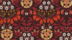 Foulard pointe 109 x 15 cm en Liberty de coton doublé