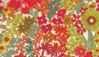 Foulard pointe 109 x 15 cm en Liberty de coton doublé