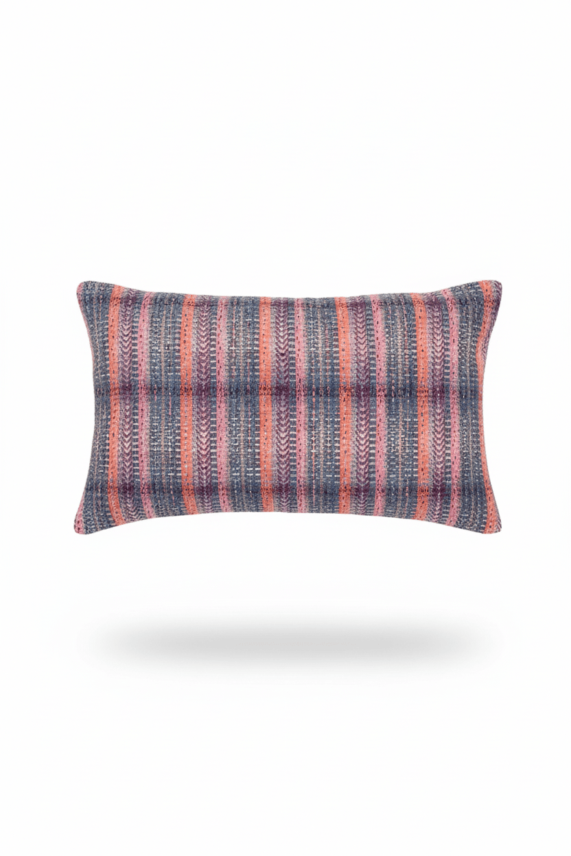 Coussin 65x40 cm en tweed tissé et fabriqué en France