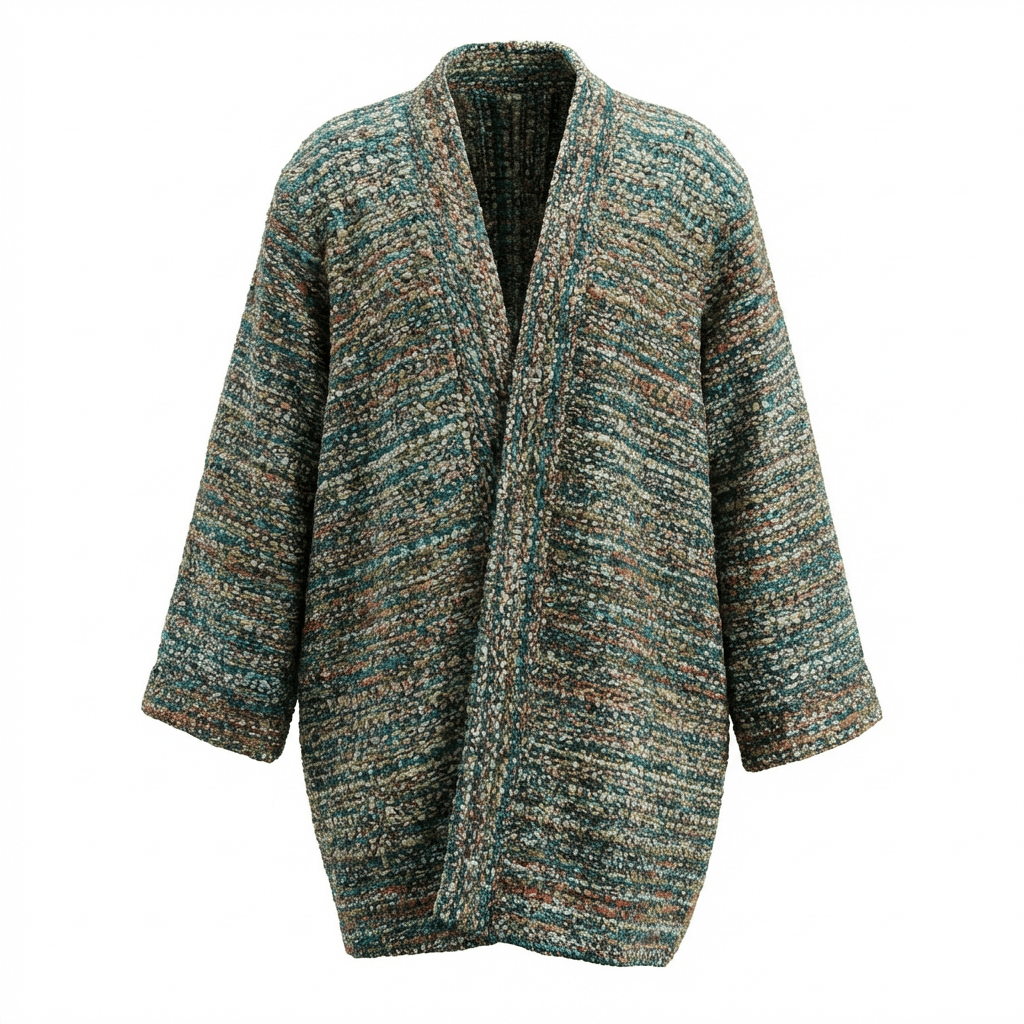 Kimono en tweed fabriqué en France