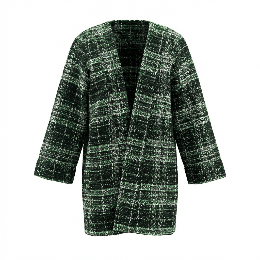 Kimono en tweed fabriqué en France