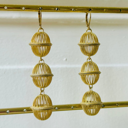 Boucles d'oreilles Mongolie