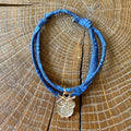 Bracelet Evesome x Le Petit Lien de Paris en Liberty de coton et acier inoxydable doré