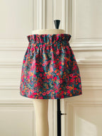 Jupe ou top au choix en Liberty de coton à taille élastiquée fabriquée en France