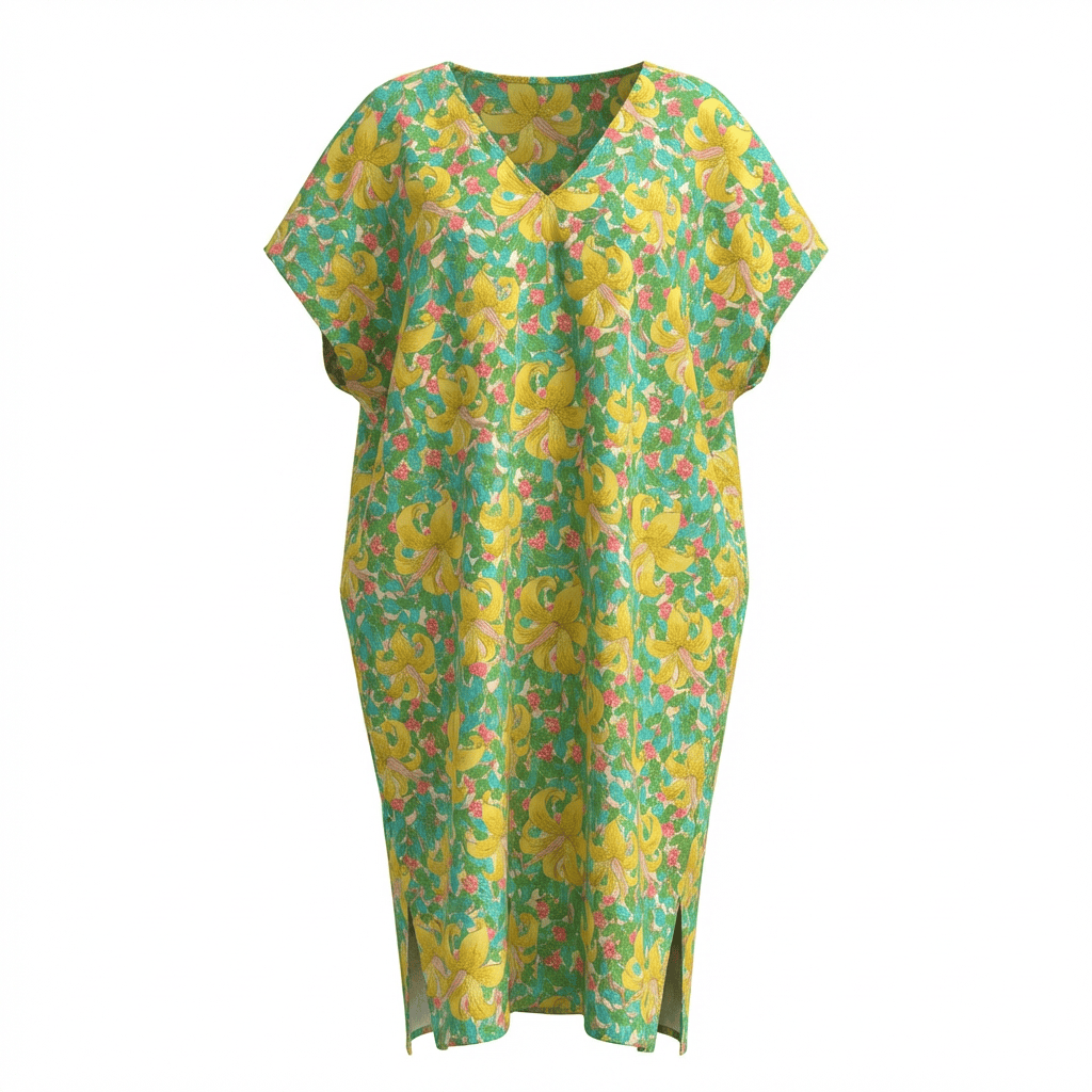 Robe en V courte fabriquée en France