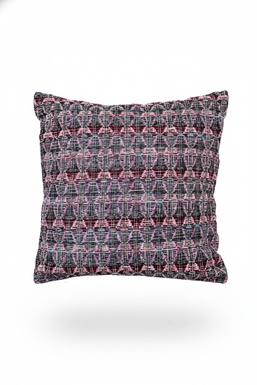 Coussin 50X50 cm en tweed tissé et fabriqué en France