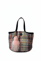 Sac François en tweed multicolore tissé et fabriqué en France