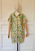 Robe chemise à manches courtes