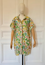 Robe chemise à manches courtes
