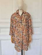 Robe chemise à manches longues