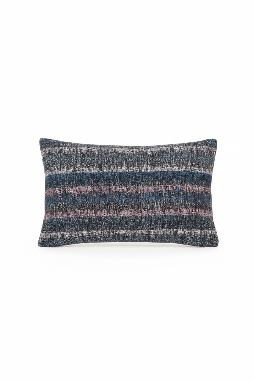 Coussin 65x40 cm en tweed tissé et fabriqué en France