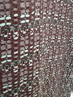 Robe en V longue tweed fabriquée en France